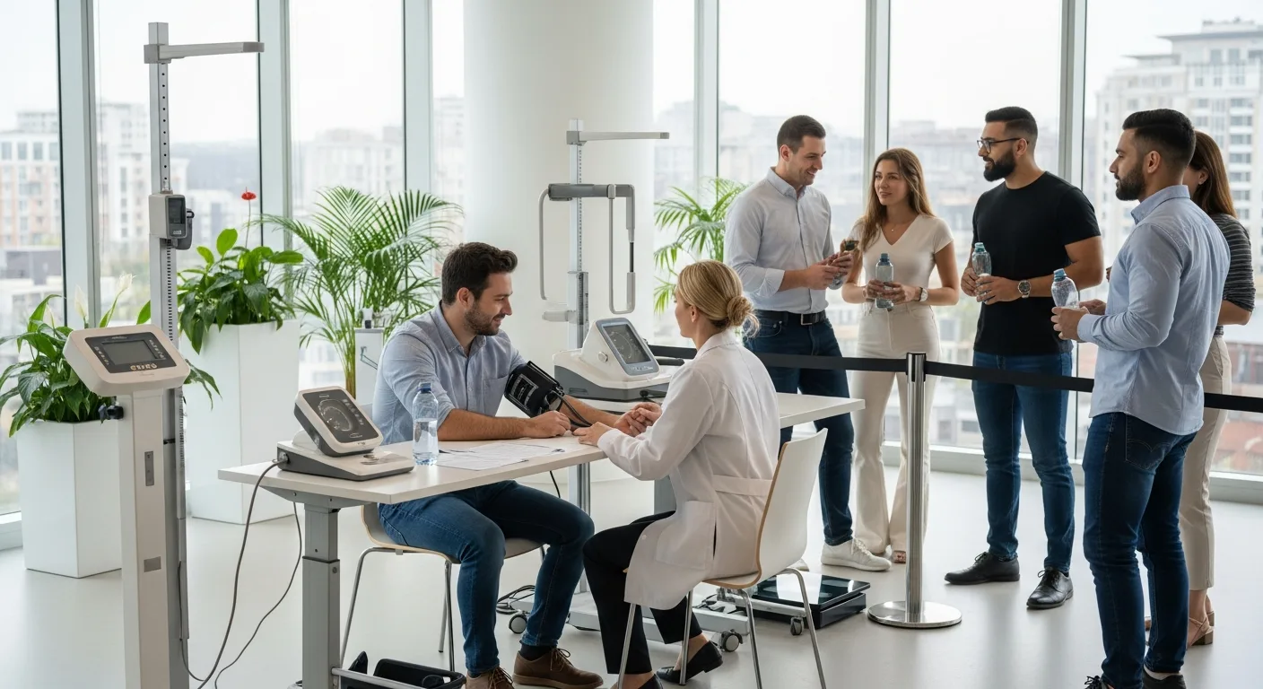 Gesundheitstag in einem Unternehmen