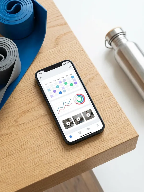 Virtuagym App mit individuellem Trainingsplan